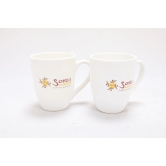 Khurja Souvenir Mug (Set of 2) White