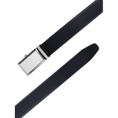 Loopa - Black Faux Leather Mens Reversible Belt ( Pack of 1 ) - None