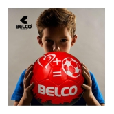 Belco - Red PVC Football ( Pack of 1 ) - 5