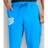 Uzarus - Blue Cotton Mens Trackpants ( Pack of 1 ) - M