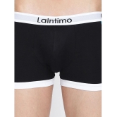 La Intimo Black Cotton Mens Trunks ( Pack of 1 ) - None