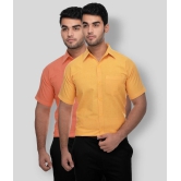 DESHBANDHU DBK - Multicolor Cotton Regular Fit Mens Casual Shirt (Pack of 2 ) - None