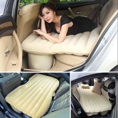 Inflatable Car Bed Mattress with Two Air Pillows, Car Air Pump and Repair Kit Car Back Seat Inflatable Air Mattress Soft Sleeping Pad Bed