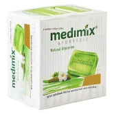 Medimix Natural Glycerine Ayurvedic Bathing Bar, 125 g (Pack of 3)