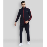 OFF LIMITS - Navy Blue Polyester Regular Fit Solid Mens Sports Tracksuit ( Pack of 1 ) - XXL