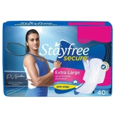 Stayfree Secure Xl Wings Sanitary Pad 40'S