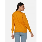 CHOZI Fleece Womens Non Hooded Sweatshirt ( Yellow ) - None