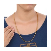 AanyaCentric Combo of 4 Gold Plated 22inches Long Fashion Chain - None