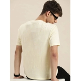 PPTHEFASHIONHUB Cotton Regular Fit Printed Half Sleeves Mens T-Shirt - Beige ( Pack of 1 ) - None