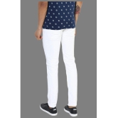 HALOGEN - White Denim Skinny Fit Men's Jeans ( Pack of 1 ) - None