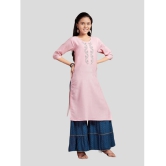 Aarika Pink Cotton Girls Kurta and Sharara Set ( Pack of 1 ) - None