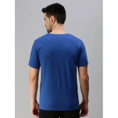 ONN - Indigo Cotton Blend Regular Fit Mens T-Shirt ( Pack of 1 ) - None