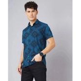 Paul Street - Blue Rayon Slim Fit Mens Casual Shirt ( Pack of 1 ) - None