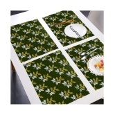 E-Retailer Set of 6 PVC Table Mats - Green