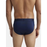 Jockey IC24 Men Tencel Micro Modal Cotton Elastane Solid Brief - True Navy - None