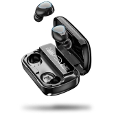 VEhop Power PRO Bluetooth True Wireless (TWS) In Ear 30 Hours Playback Powerfull bass,Dual pairing IPX4(Splash & Sweat Proof) Black