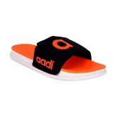 Aadi - Orange Rubber Slide Flip flop - None