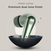 Noise Buds X Prime in-Ear Truly Wireless Earbuds with 120H of Playtime, Quad Mic with ENC, Instacharge (10 min = 200 min),Premium Dual Tone Finish, 11mm Driver, BT v5.3 Sheen Green