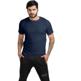 ANTI BACTERIAL T SHIRT, YTS9011 Men Sporty Round Neck Polyester Black T-Shirt