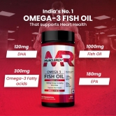 MuscleRich Omega-3 Fish Oil (1000mg Omega 3 including EPA & DHA) 60 Softgel