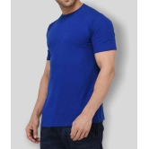 SKYRISE - Blue Cotton Slim Fit Mens T-Shirt ( Pack of 1 ) - None