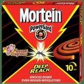 Mortein PowerGard Coil - 100% Protection From Mosquitoes For 10 Hrs, 10 pcs(Savers Retail)