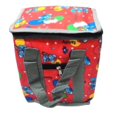 Family Fun Cartoon Printed Tiffin/Lunch Bag