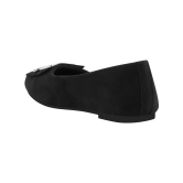 Shoetopia Black Womens Casual Ballerinas - None