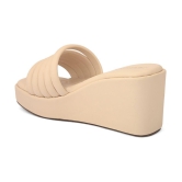 Fentacia - Cream Women's Slip On Heels - None