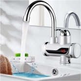 hot water tape Instant Heating Electric Water Heater Faucet Tap Kitchen Bathroom Digital Display with shower head || ABS Body- Shock Proof