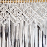 MACRAME ROPE CURTAIN-Ivory / 1