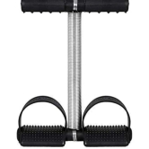 Single Spring Tummy Trimmer For Home Gym Workout - Black