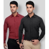 DESHBANDHU DBK - Multicolor Cotton Regular Fit Mens Formal Shirt (Pack of 2) - None