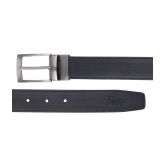 samtroh - Black PU Mens Reversible Belt ( Pack of 1 ) - None