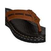 Ajanta Tan Flip Flops - None