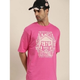 Dillinger - Pink Cotton Oversized Fit Mens T-Shirt ( Pack of 1 ) - None