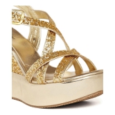 MARC LOIRE - Gold Womens Wedges Heels - 5