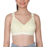 Eves Beauty Womens Full Coverage Non Padded/Non Wired Bra.(Pack of 2)-38C / Cream / Cotton Polyester