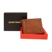 samtroh - PU TAN Mens Regular Wallet ( Pack of 1 ) - Tan