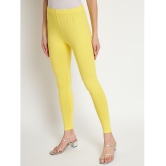 SELETA - Yellow Cotton Women's Leggings ( Pack of 1 ) - None