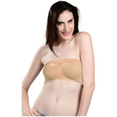 Madam Polyamide Tube Bra - Beige Single - Free Size