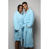 Fur couple bathrobe-Pink / XL / L