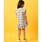 GREY WHITE STRIPED RUFFLE DRESS-GREY-10-12 YEARS / 1N / GREY