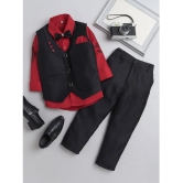 DKGF Fashion - Black Polyester Boys Shirt & Pants ( Pack of 1 ) - None