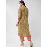 Pannkh - Green Polyester Womens Nayra Kurti ( Pack of 1 ) - None