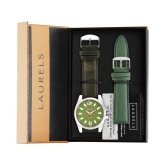 Laurels Gatsby 2 Analog Green  Dial Mens Watch Lo-Gt-204s with Strap