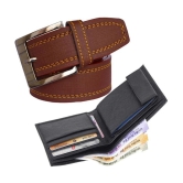 Loopa Multi PU Belts Wallets Set Belt Pack of 2 - None