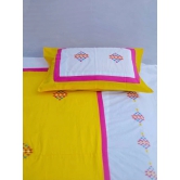 Barfi Embroidered Bedsheet