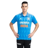 Adidas Official India Cricket ODI Fan Jersey: Show Your Team Spirit in Sustainable, Moisture-Wicking Comfort (Colour - BLUE, Size - M) by Total Sporting And Fitness Solutions Pvt Ltd