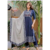 Printed Kurta, Trouser/Pant & Dupatta Set